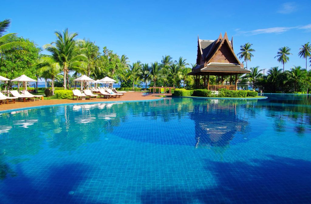 Swimming pool in Thailand 