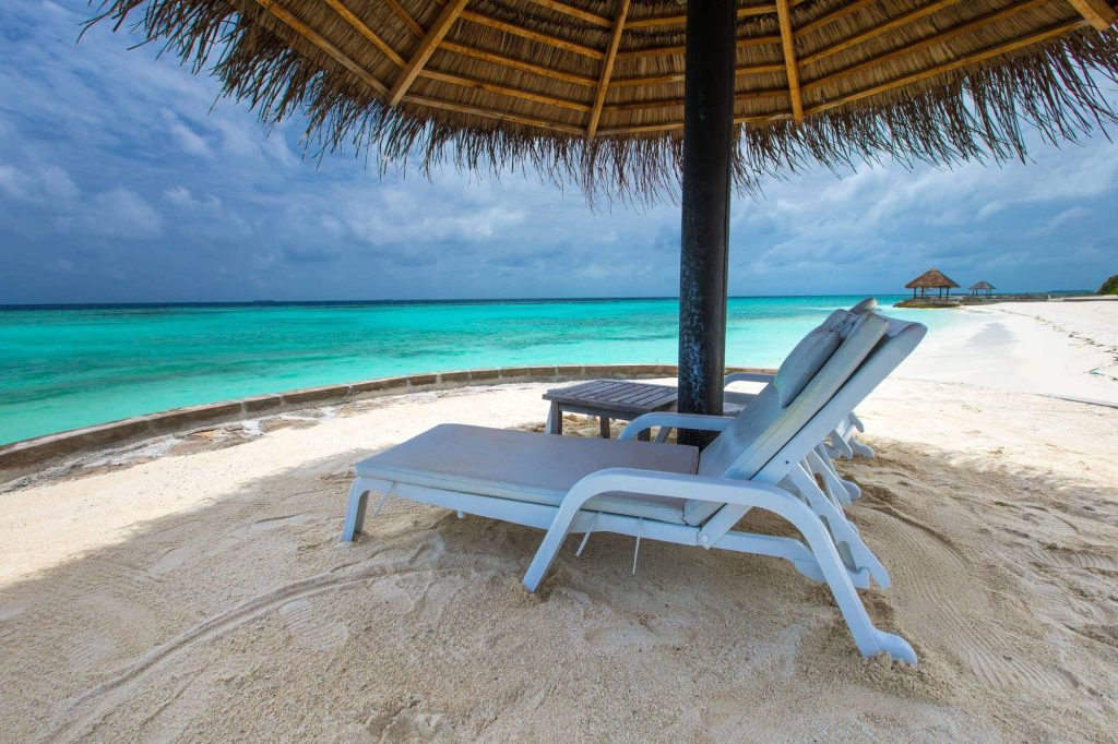 Tropical beach in Caribbean — Photo